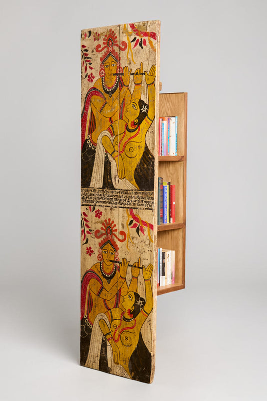 Antique Panel Bookshelf