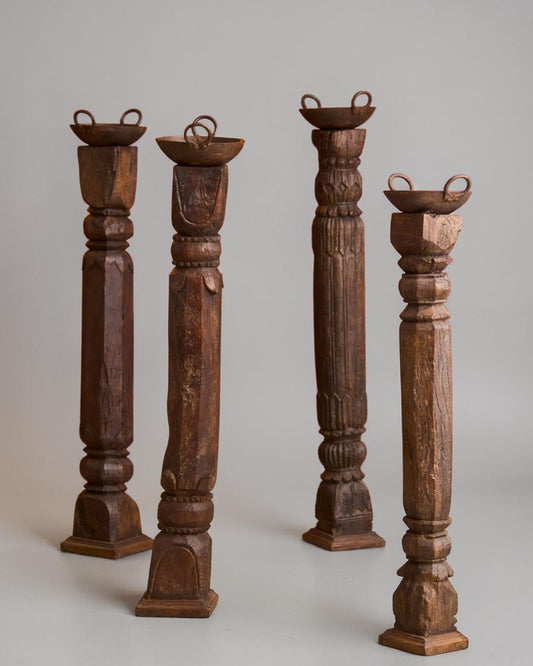 Kadhai Bonfire Pillars